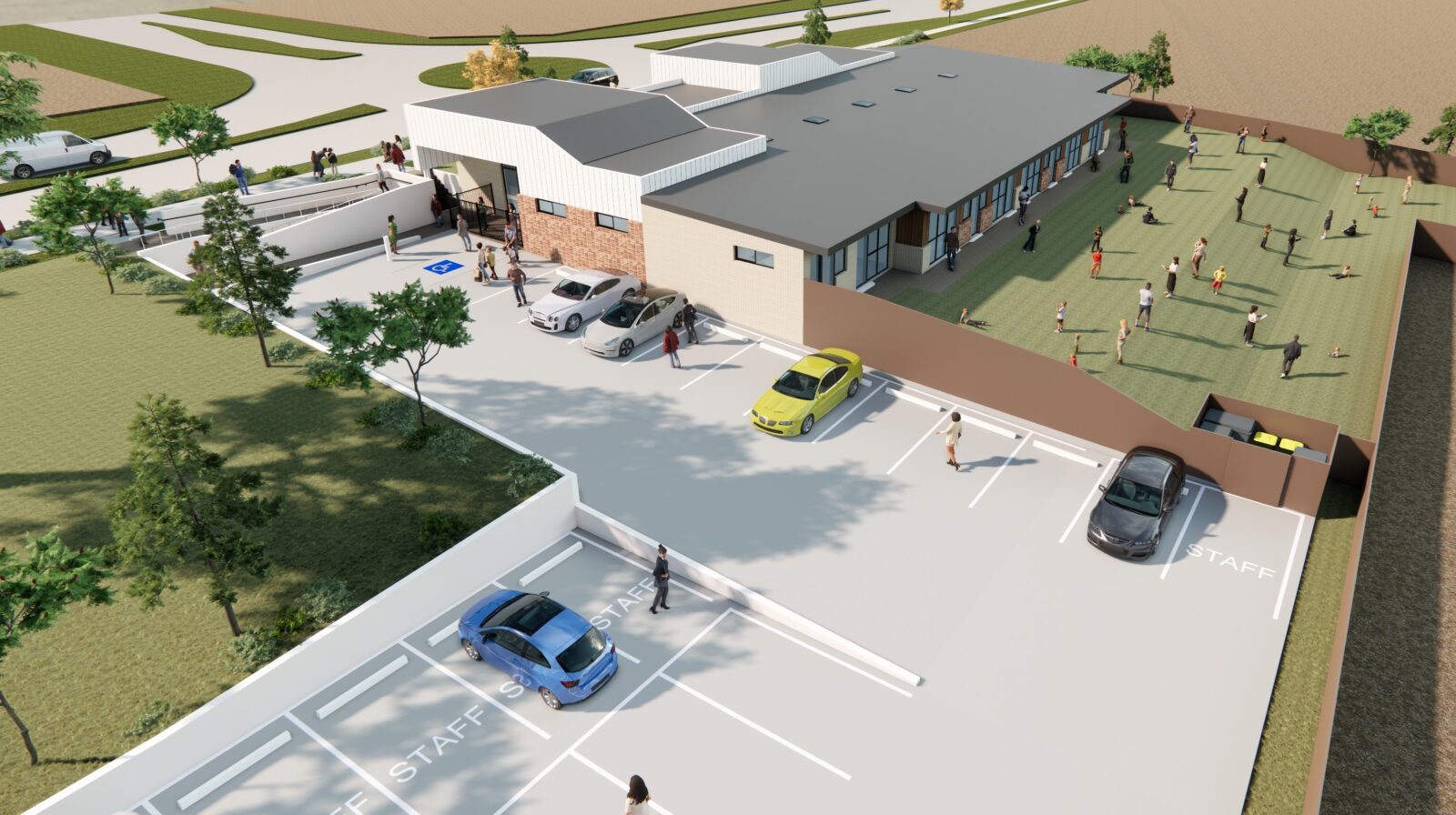 Aerial Carpark PS
